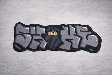 Tappeto con design grafico Street Art Rap