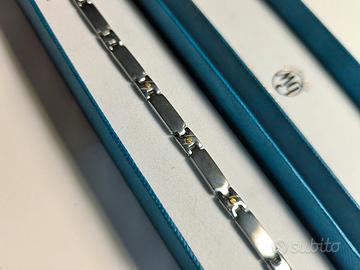 Bracciale acciaio e ORO , di gioielleria
