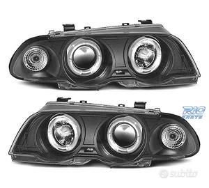 FARI BMW E46 4 PORTE 98-01 ANGEL EYES CCFL FONDO N