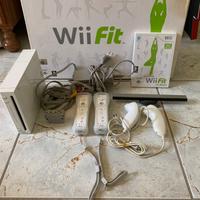 Console Wii con balance board e wii fit