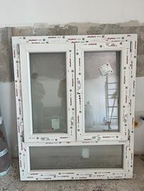 FINESTRA NUOVA IN PVC ALUPLAST - 104 x 130 cm