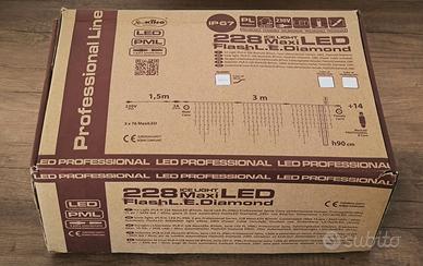 Catena luminosa IP67 a tenda professionale 3mx0,9m