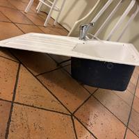 Lavello cucina Franke con rubinetto dim 85x50 cm