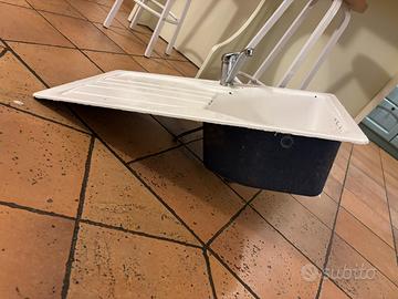 Lavello cucina Franke con rubinetto dim 85x50 cm