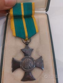 Antica croce medaglia Argento 