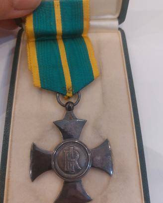 Antica croce medaglia Argento 