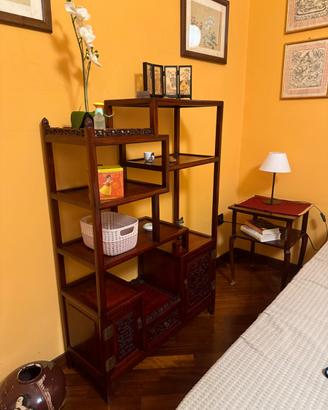 Libreria in stile cinese etnico antico