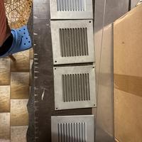 Griglie per areazione zincate in inox