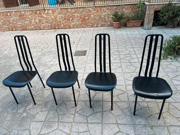 4 sedie design anni 70’ di giorgio cattelan