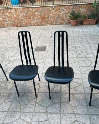 4 sedie design anni 70’ di giorgio cattelan