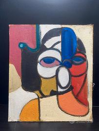 Vigilio Zanchetta - Dipinto Astratto Cubista
