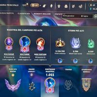 league of legends account euw master for pro