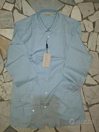 camicia Burberry azzurra 