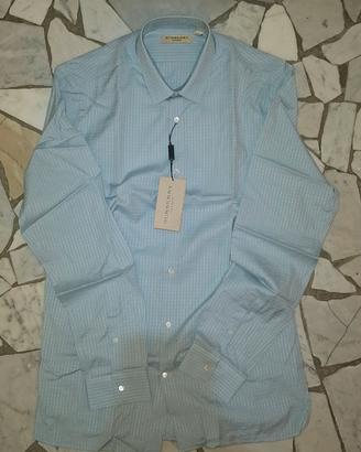 camicia Burberry azzurra 