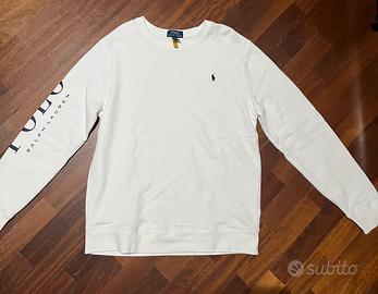 pullover/ girocollo polo ralph lauren bianco