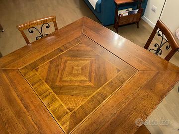 tavolo in legno arte povera