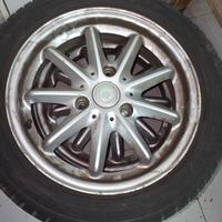 Cerchi in lega originali Smart 451 da 15” con gomm