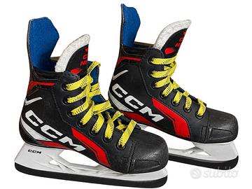 Pattini da hockey CCM da bambino tg 31 19,5cm