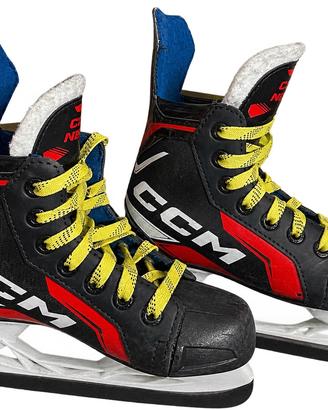Pattini da hockey CCM da bambino tg 31 19,5cm