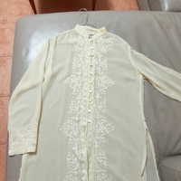Camicia lunga trasparente