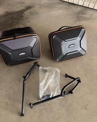 Ktm 390 Adventure set borse laterali + telaio