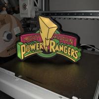 ⚡ Lampada LED Power Rangers Style – Insegna Lumino