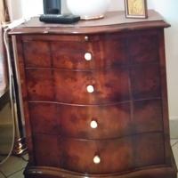 Trittico in radica di noce