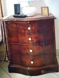 Trittico in radica di noce