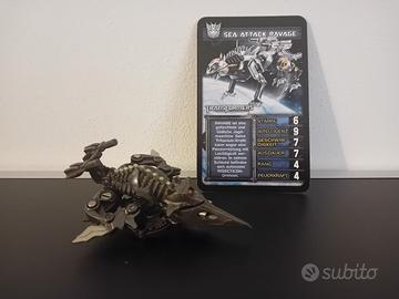 Transformers Sea attack Ravage + carta tedesco