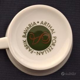 servizio da tea vintage in porcellana bavarese 