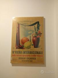 Manifesto fiera Reggio Calabria 1952