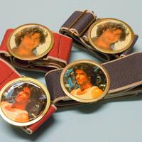 Cinghie reggilibri vintage 70s Bee Gees J.Travolta