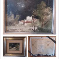 Dipinto  olio su tela De Magistris