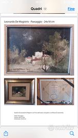 Dipinto  olio su tela De Magistris