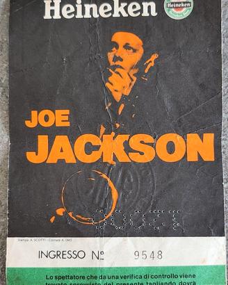 Biglietto concerto vintage Joe Jackson