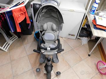 Bicicletta trio grigio