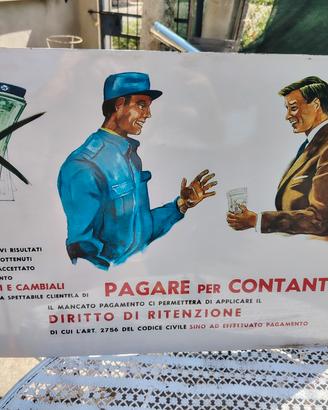 insegna pagare x contanti