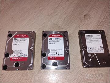 Lotto Hard disk da 2TB difetto 