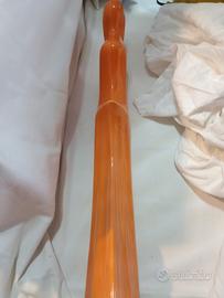statua porcellana arancio