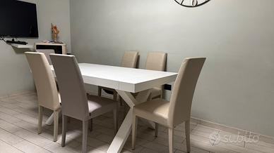 Tavolo con sedie 180x90