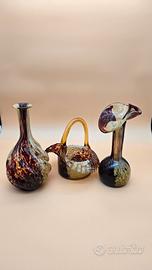 Set di vasi Legras stile Clichy "Tiger" 