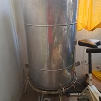 contenitore acciaio inox vino/ olio