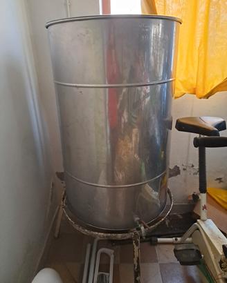 contenitore acciaio inox vino/ olio