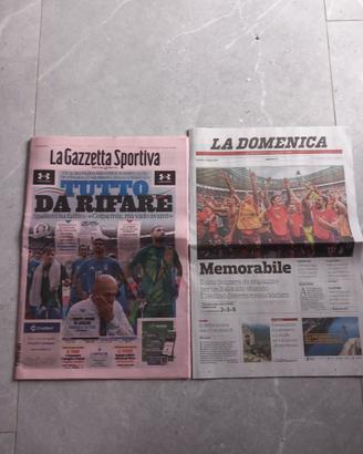 GAZZETTA PIU LA DOMENICA ITALIA SVIZZERA EURO 2024