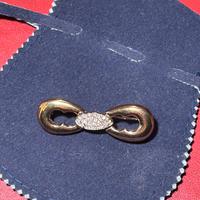 Spilla fiocco argento 925