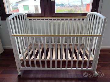 Lettino bimbo Pali bianco