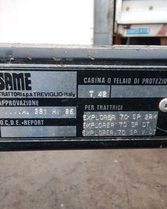 Telaio protezione originale same explorer