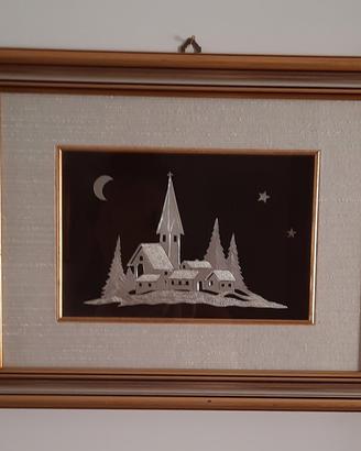 QUADRO IN ARGENTO. GIOIELLERIA PRESTA