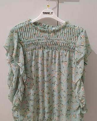 Camicetta t/shirt con maniche a volant