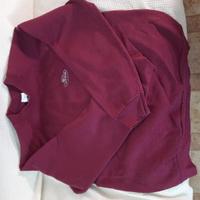 Felpa Fruit of the Loom rosso bordeaux